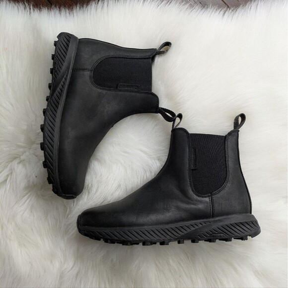 Icebug Nausta RB9X Urban Comfort Boot Traction Black Leather Ankle Boots 8 - Picture 1 of 9